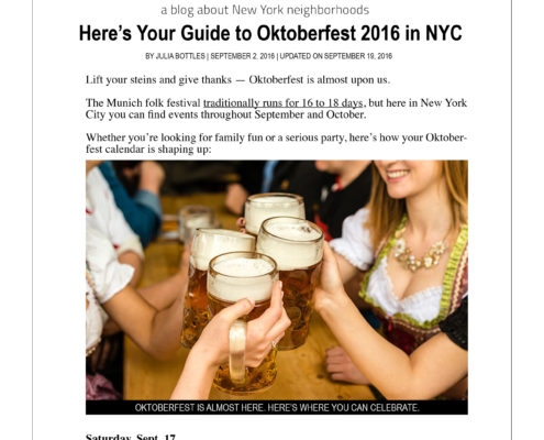 DNA Info - Here's Your Guide to Oktoberfest 2016 in NYC