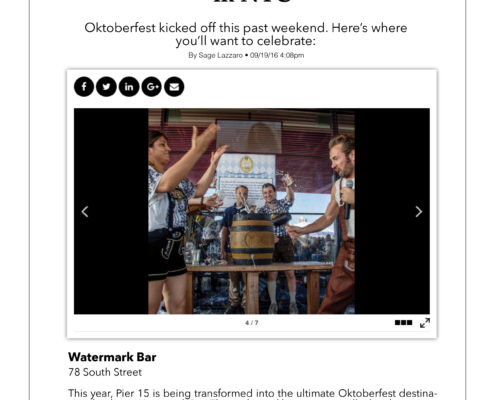 Observer - 7 Places to Celebreata Oktoberfest in NYC