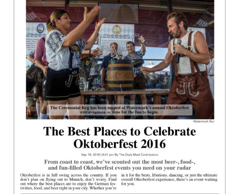 The Daily Meal - The Best Places to Celebrate Octoberfest 2016