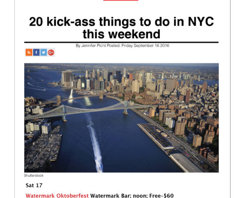 Time Out New York - 20 Kick-ass things to Do in NYC This Weekend