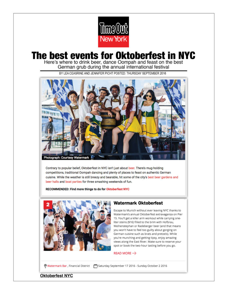 Time Out New York - Best Events for Oktoberfest in NYC