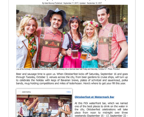 Metro - Best Oktoberfest Celebrations in NYC