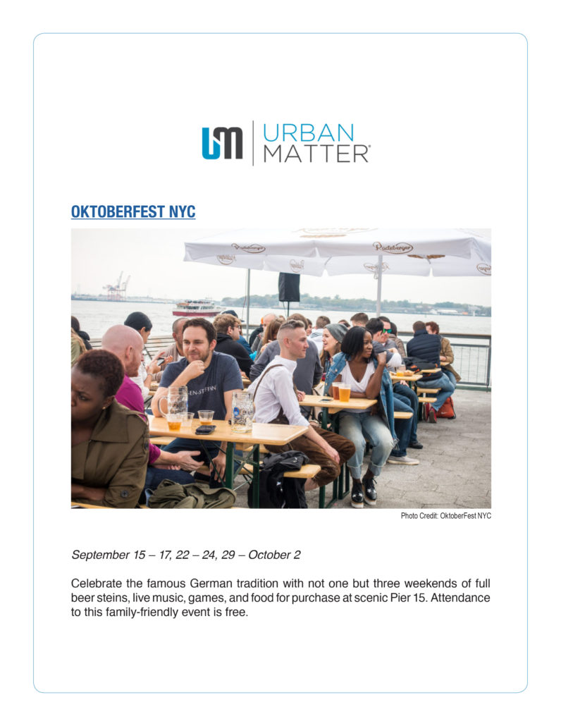 Urban Matter - Oktoberfest NYC