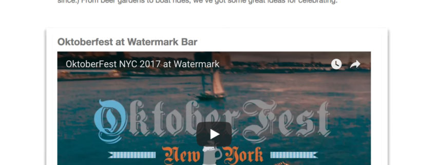 City Guide NY - Prost! Celebrating Oktoberfest 2018 NYC