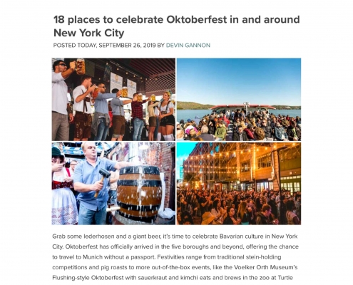 6sqft - 18 Places to Celebrate Oktoberfest in and around New York City