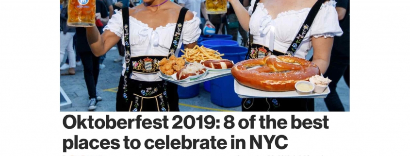 New York Post - Oktoberfest 2019 - 8 of the Best Places to Celebrate in NYC