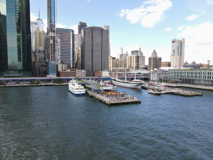 New York City View from OktoberFest NYC 2021 at Watermark