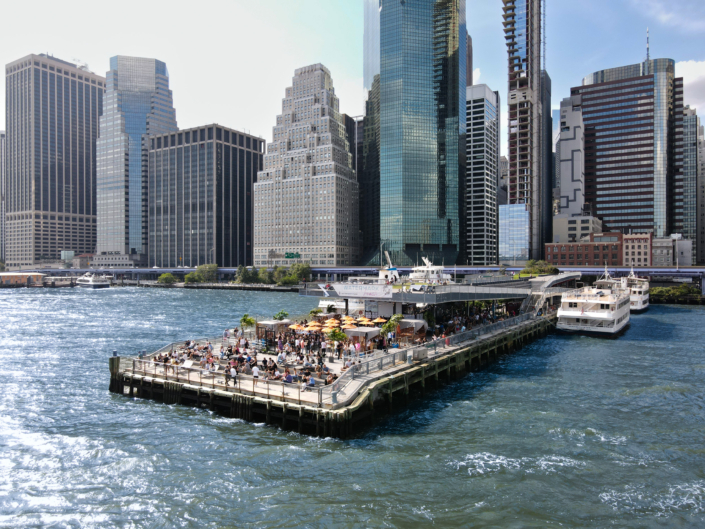 New York City View from OktoberFest NYC 2021 at Watermark