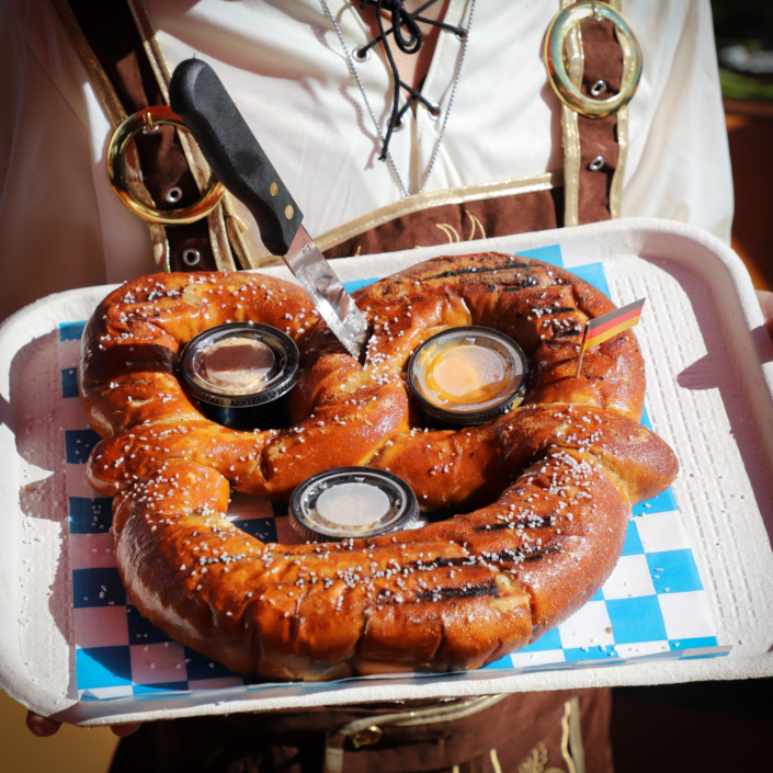 OktoberFest NYC Food - Giant Pretzel