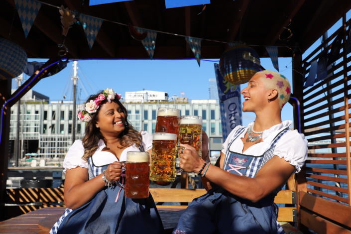 German Beer Girls at OktoberFest NYC 2022