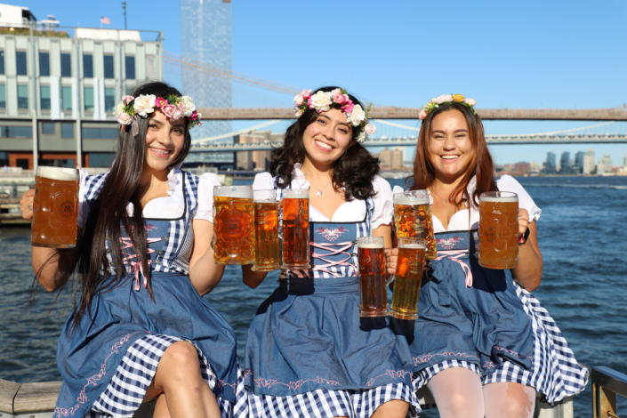 German Beer Girls at OktoberFest NYC 2022