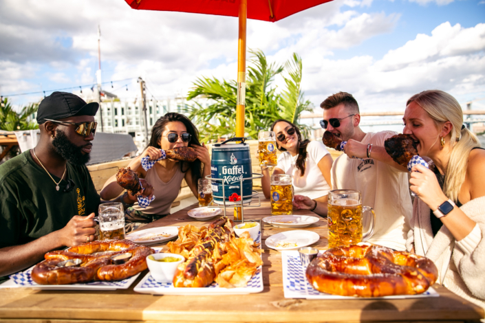 OktoberFest NYC Party Outdoors with German Beer & Food