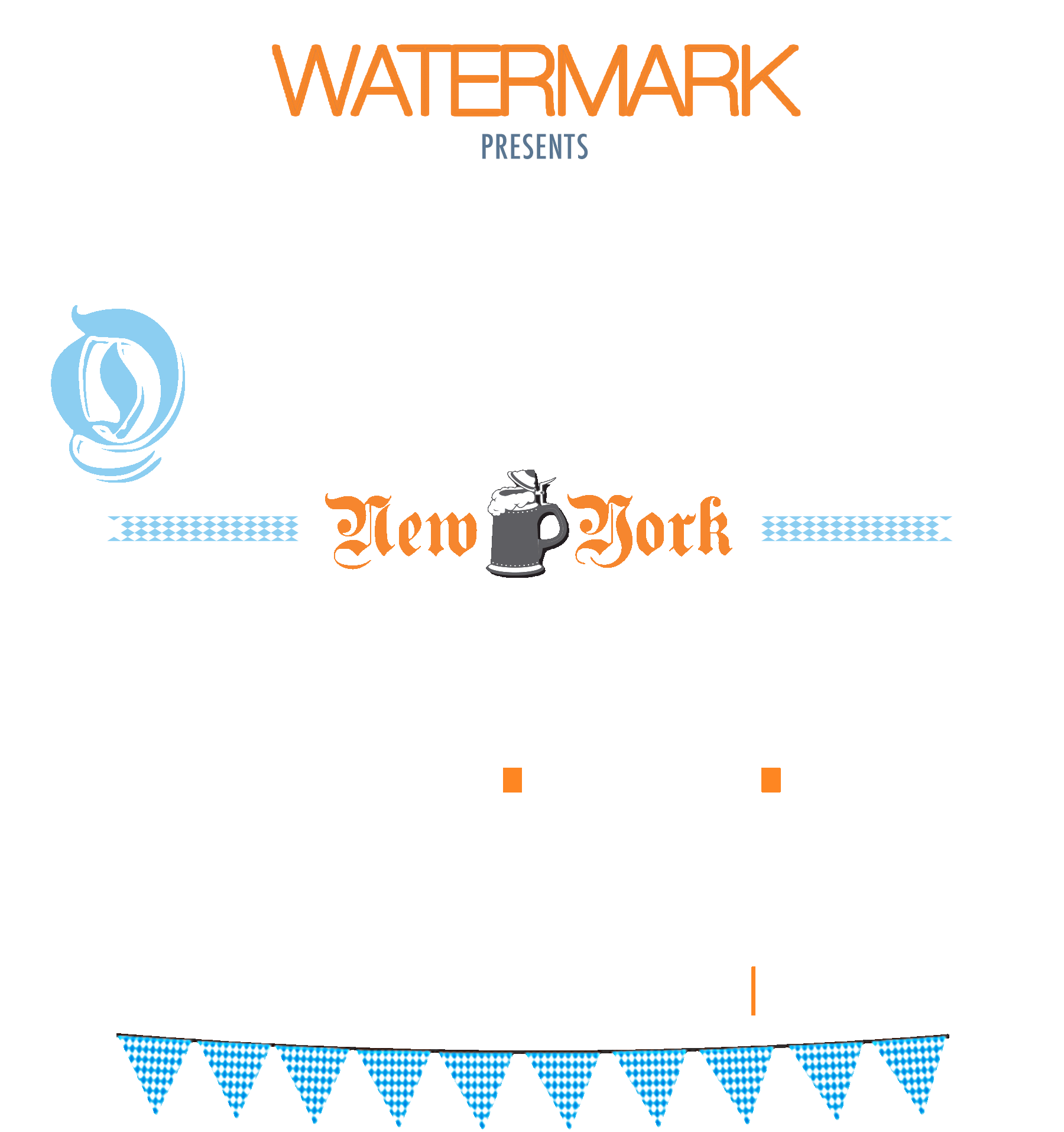 OktoberFest NYC 2025 at Watermark From September 12th to October 26th. 7 days a week. Food, Fun, Beer & Entertainment.